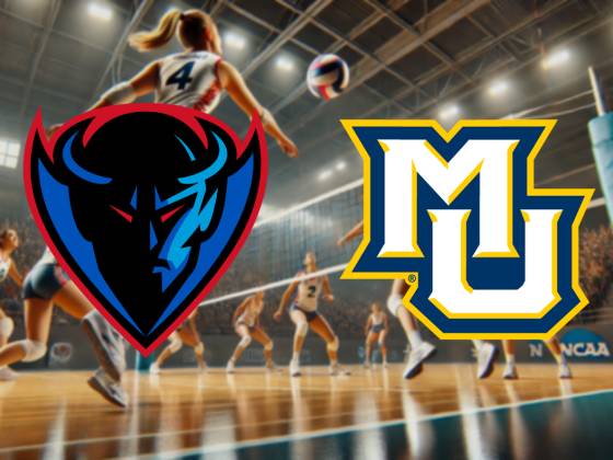Depaul Blue Demons at Marquette Golden Eagles Womens Volleyball